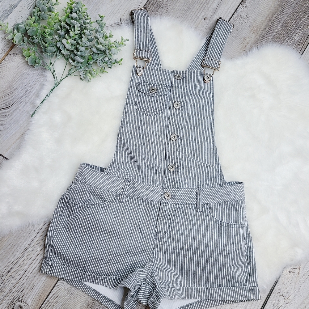 Mossimo Supply Co Target Striped Denim Overalls